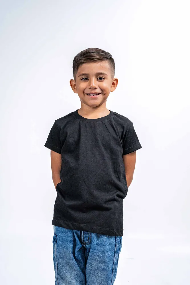 Camiseta niño algodón peinado