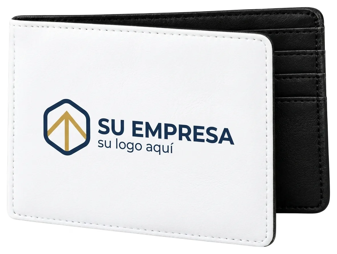 Billetera en cuero sintético
