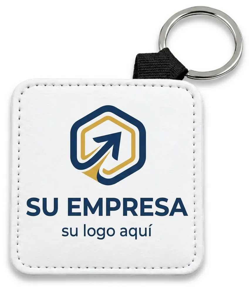 Llavero en cuero sintético