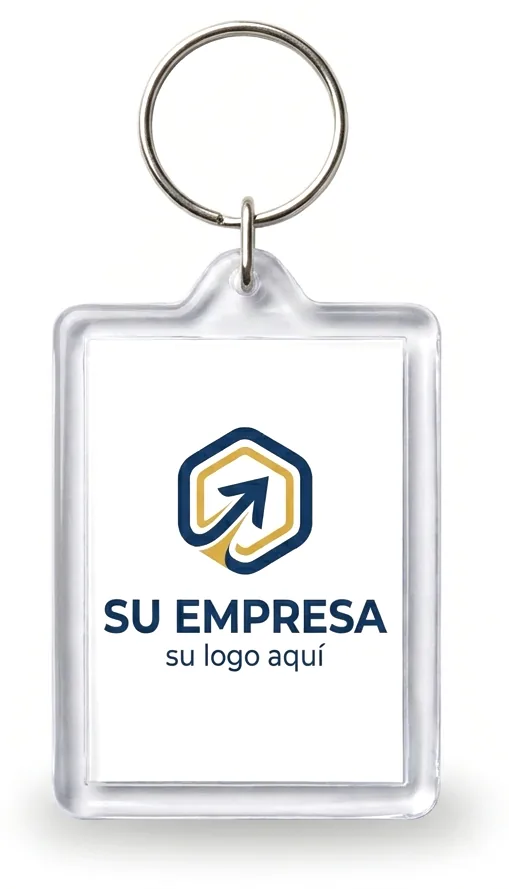 Llavero translúcido