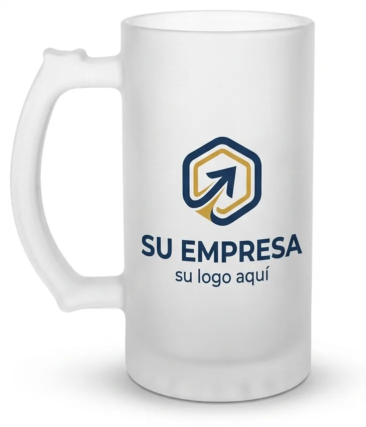Mug cervecero de vidrio