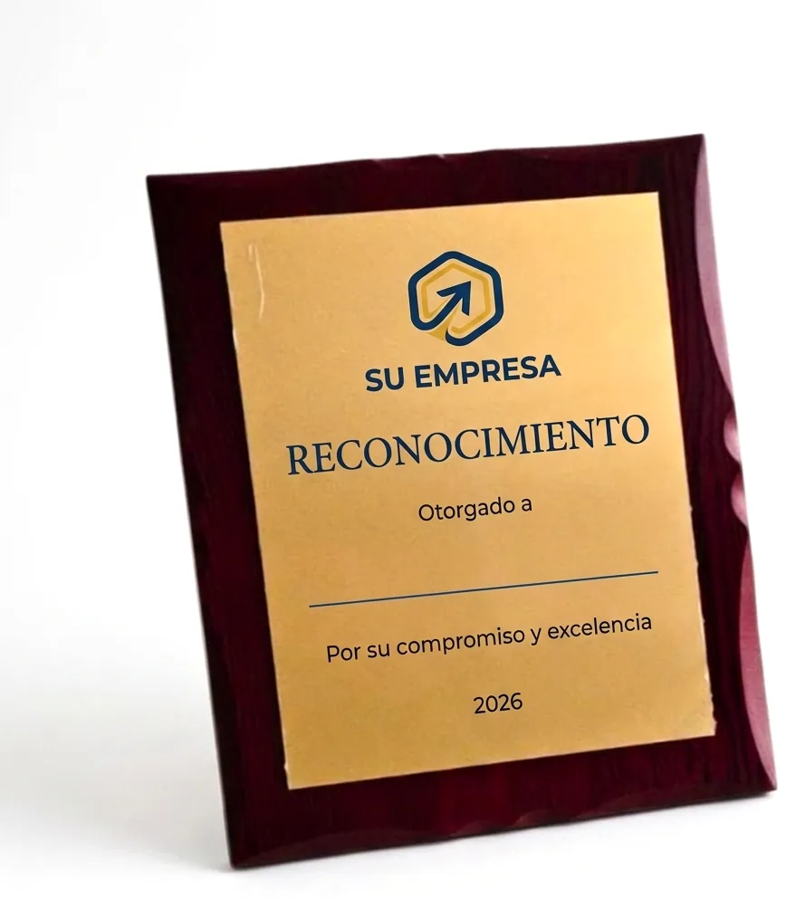 Placa de reconocimiento